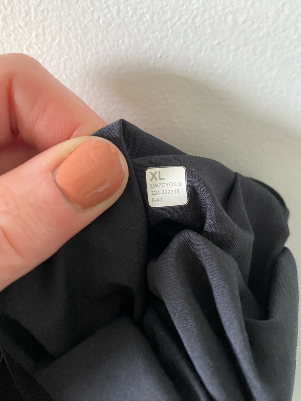Lululemon Cotton-Blend Poplin High-Rise Short 4" Black XL EUC Athleisure Running - Picture 6 of 6